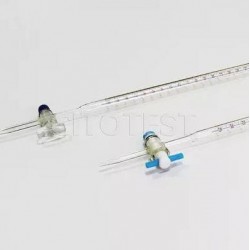 Bureta  25ml con llave teflón, clase a