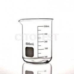 Vaso precip 500ml fb borosilicato 3.3