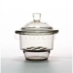 Desecador vidrio cllave 210mmdix 360mm alto  incluye placa porcelana.